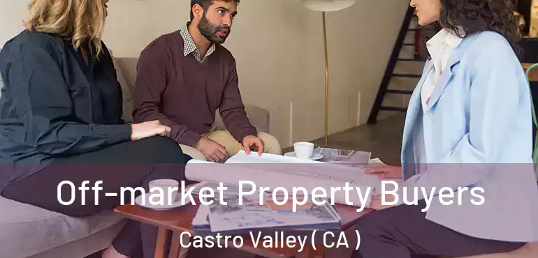  Off-market Property Buyers Castro Valley ( CA )
