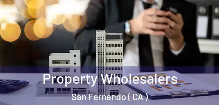  Property Wholesalers San Fernando ( CA )