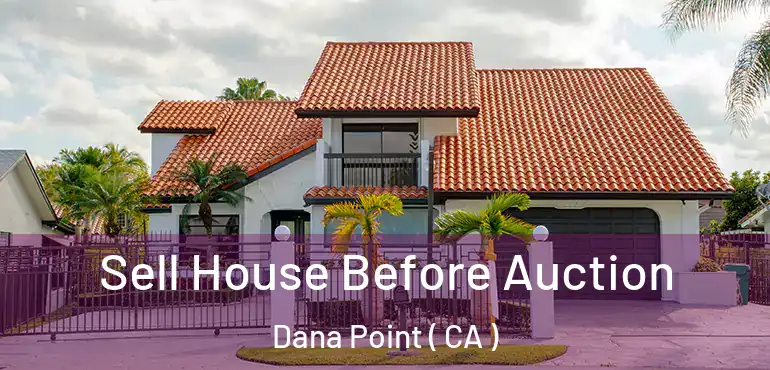  Sell House Before Auction Dana Point ( CA )