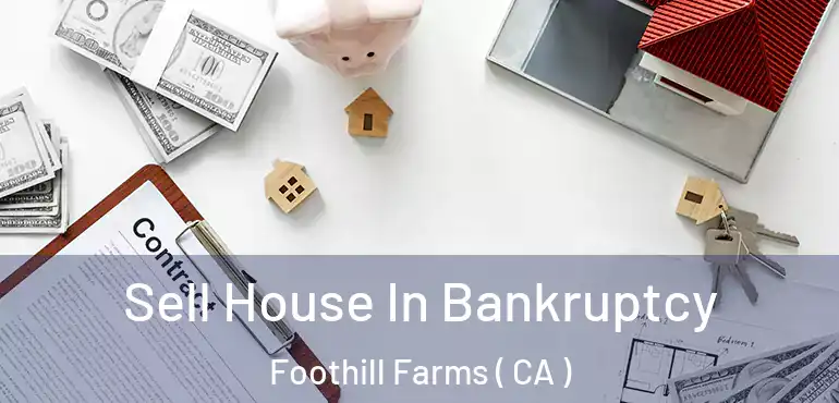  Sell House In Bankruptcy Foothill Farms ( CA )