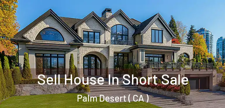  Sell House In Short Sale Palm Desert ( CA )
