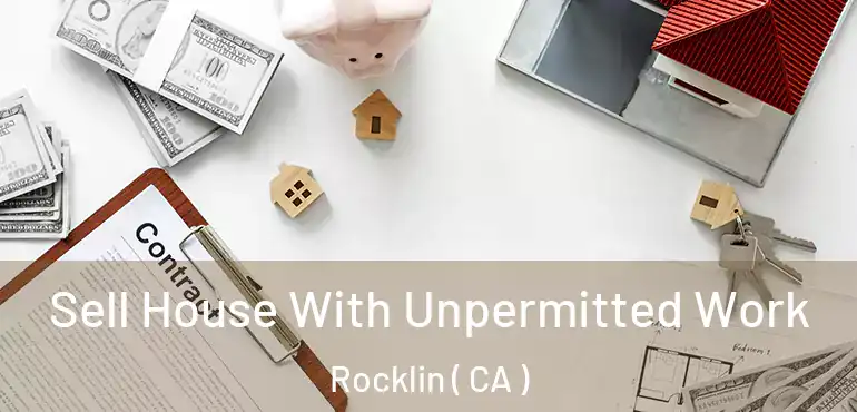  Sell House With Unpermitted Work Rocklin ( CA )