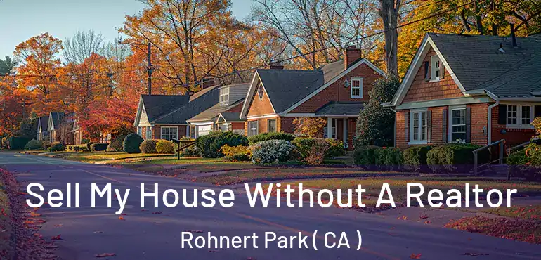  Sell My House Without A Realtor Rohnert Park ( CA )