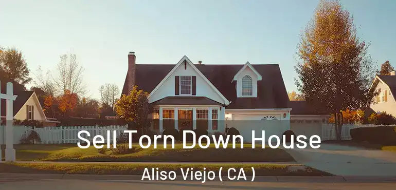  Sell Torn Down House Aliso Viejo ( CA )