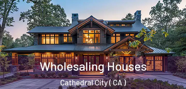  Wholesaling Houses Cathedral City ( CA )