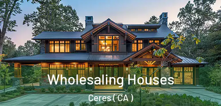  Wholesaling Houses Ceres ( CA )