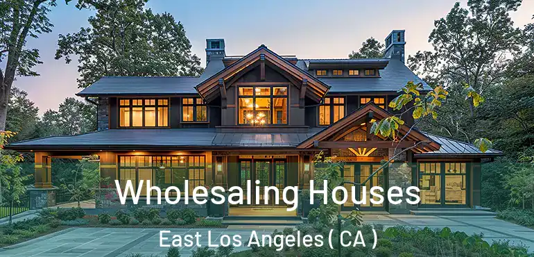  Wholesaling Houses East Los Angeles ( CA )