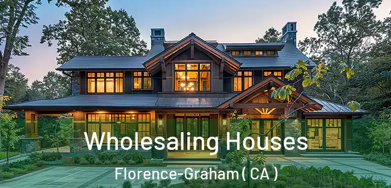  Wholesaling Houses Florence-Graham ( CA )