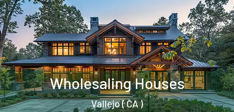  Wholesaling Houses Vallejo ( CA )